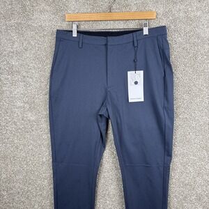 Ministry of Supply Kinetic Tapered Pants Men's 34 Blue Chino Performance NEW